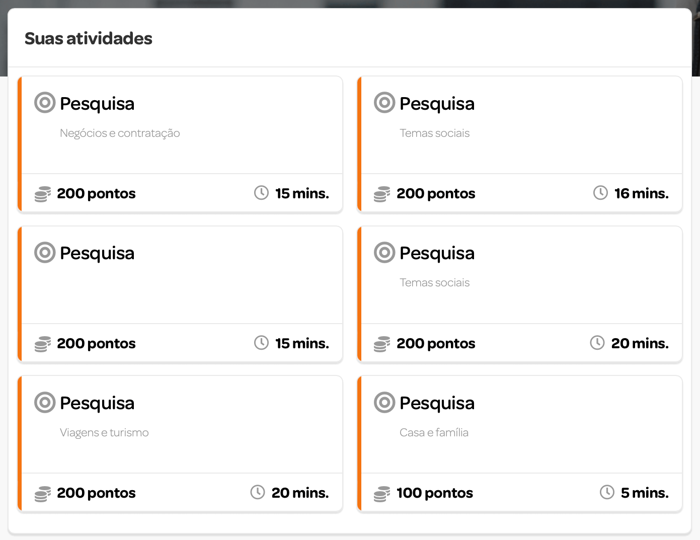 pesquisas remuneradas do Mundo de Opiniões