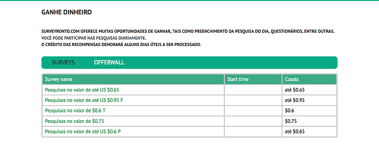 Surveypronto pesquisas remuneradas