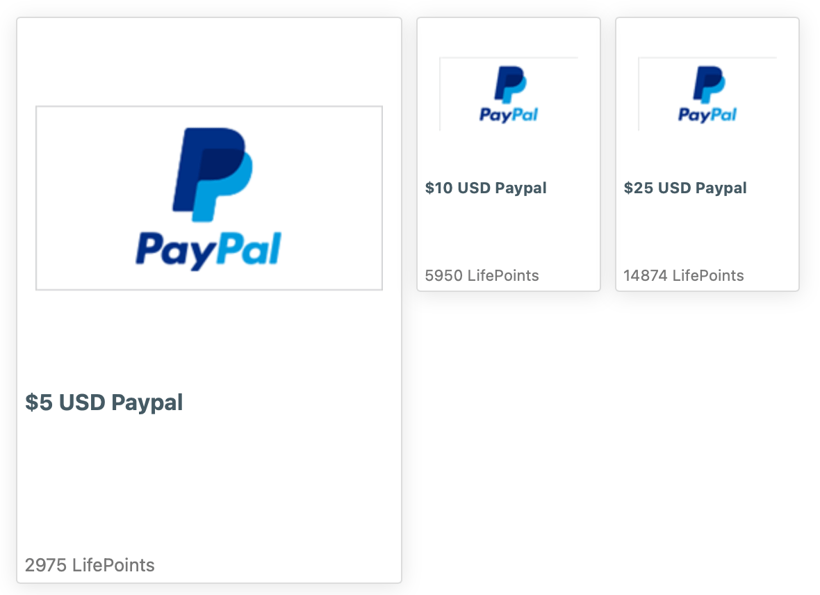 Lifepoints Paypal
