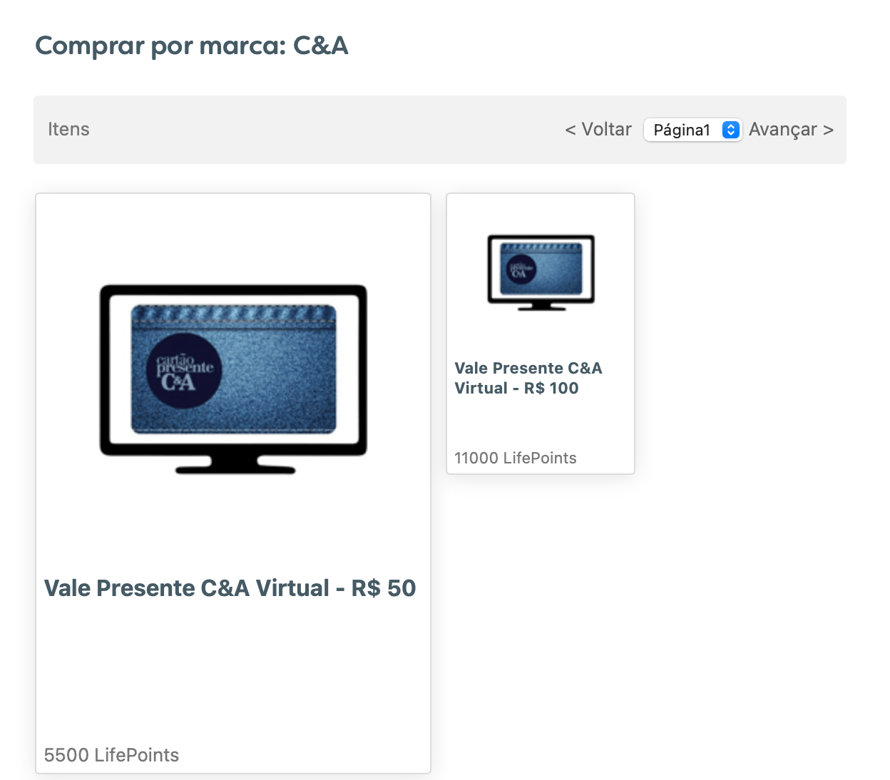 recompensas Lifepoints
