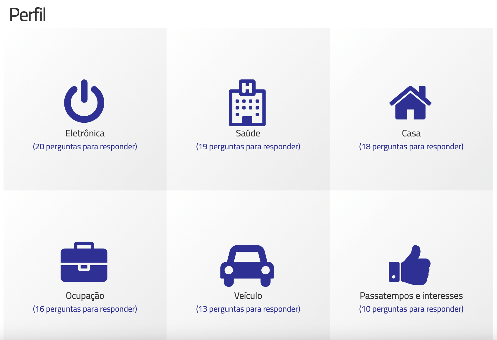 Surveypago pesquisas de perfil
